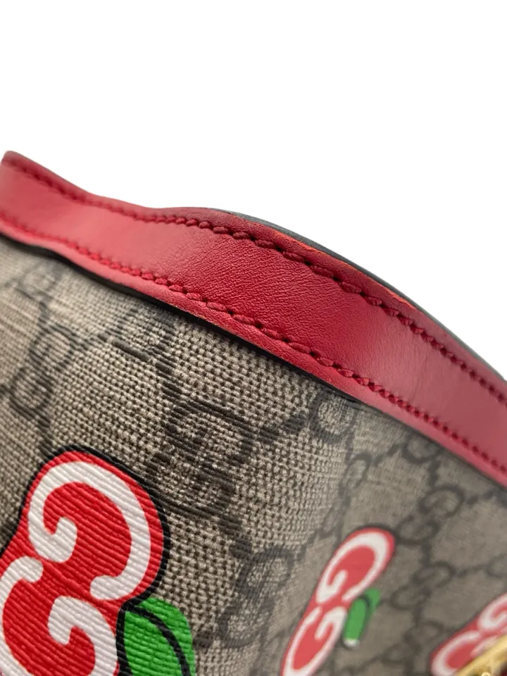 Gucci GG Supreme Apple Canvas Bag
