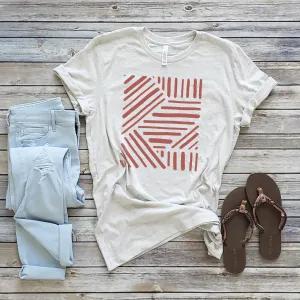 HAND-DRAWN ABSTRACT TEE