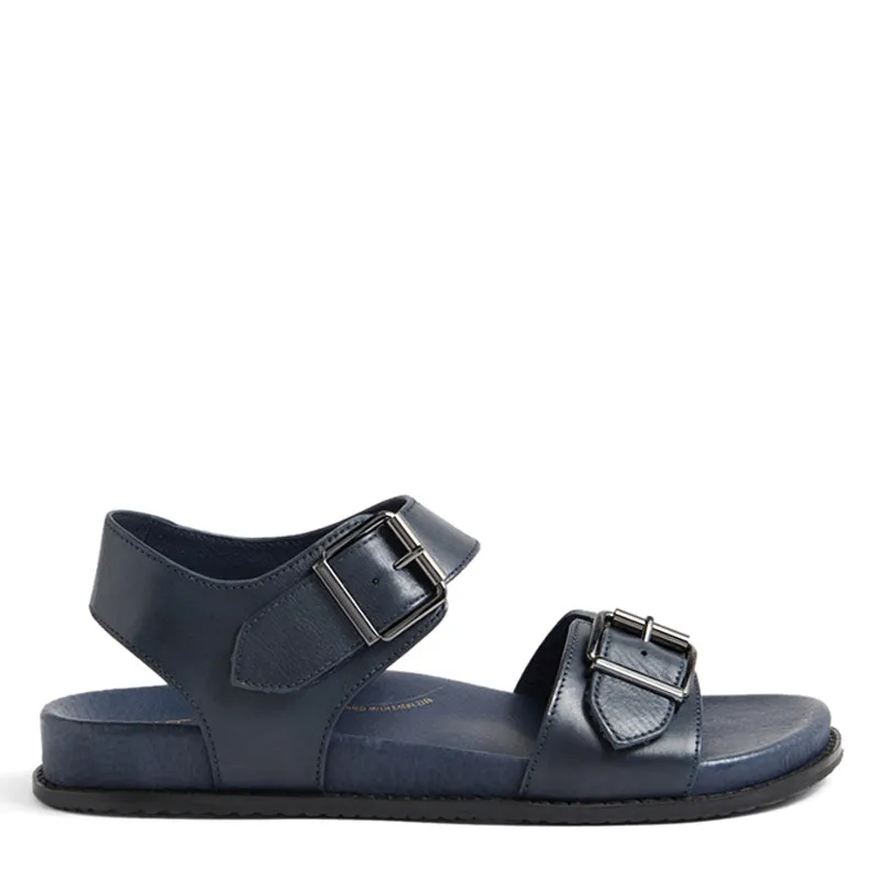 HASTICE W - NAVY LEATHER
