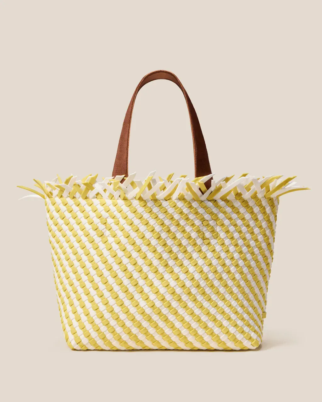Havana Medium Striped Tote (Soleil)