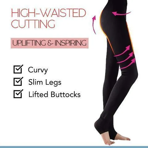 Heat Fleece Winter Leggings - Black / One Size