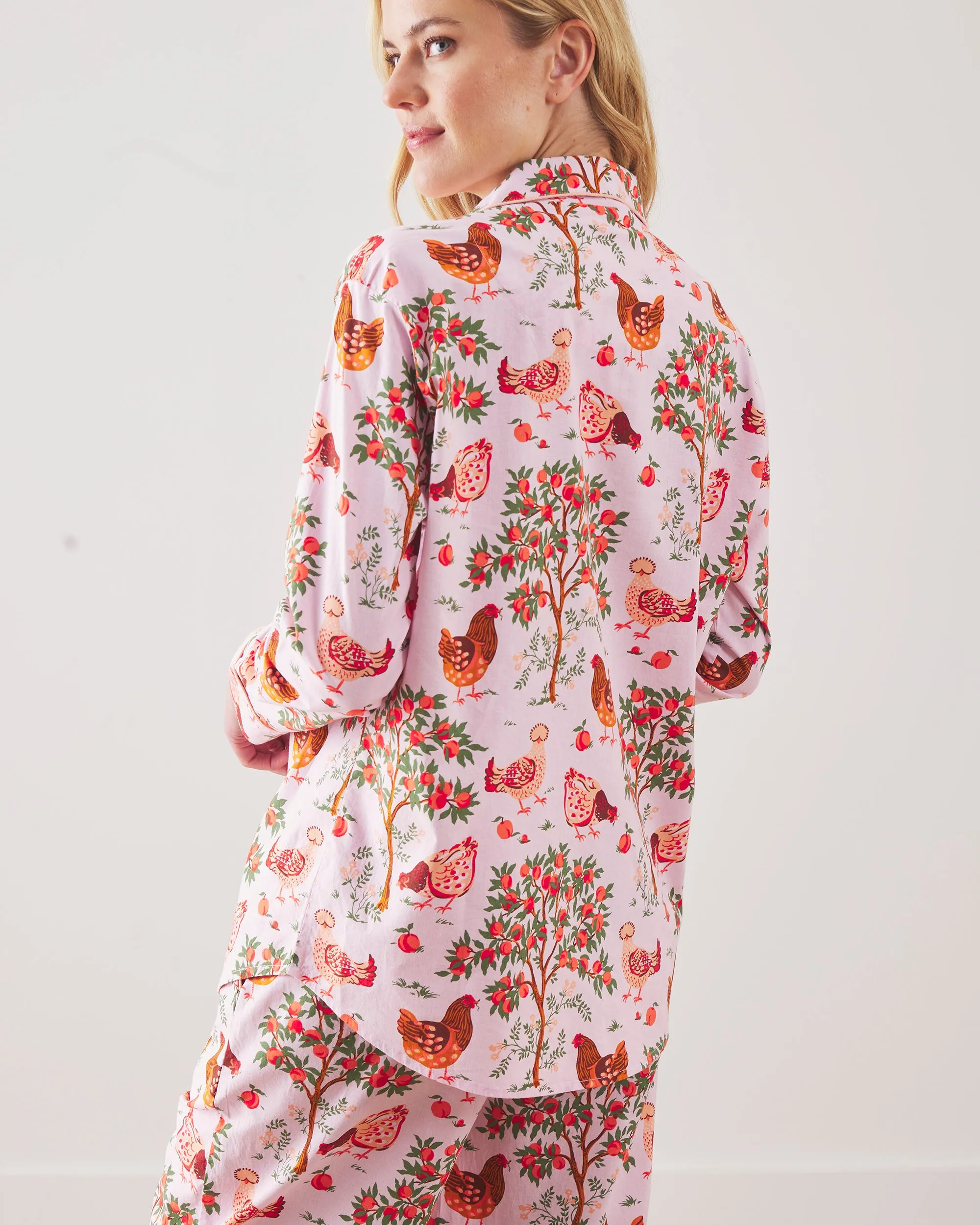 Hen House - Tall Long PJ Set - Ballet Pink