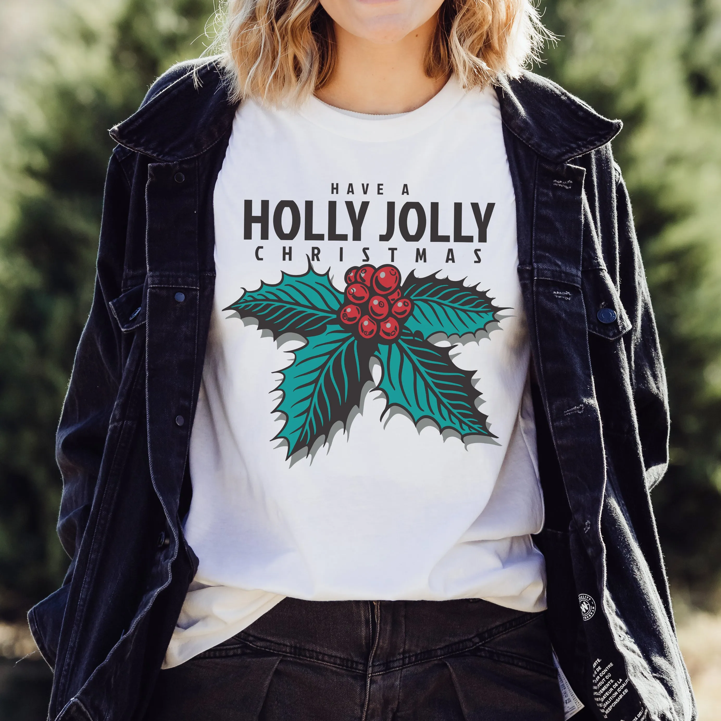HOLLY CHRISTMAS TEE