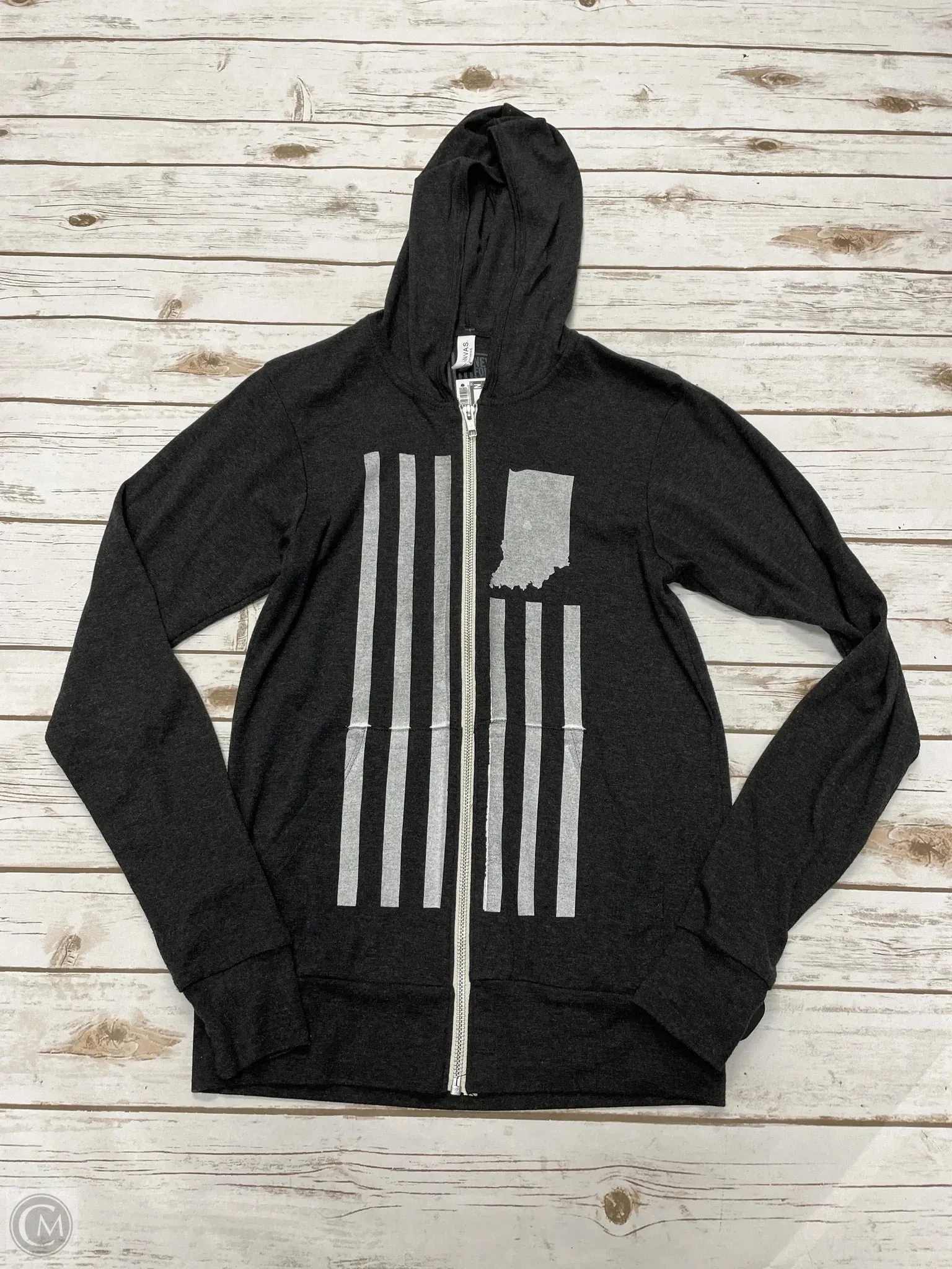 Jacket Other By Bella   Canvas In Grey, Size: S