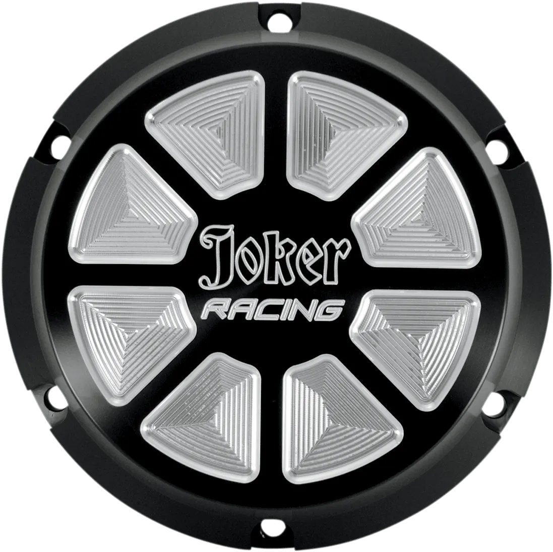 Joker Machine 10-692B Billet Derby Cover - Joker Racing - Black Anodized