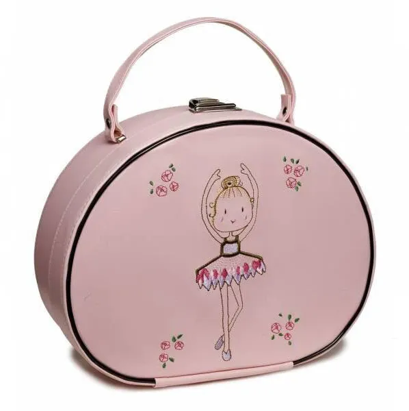 Katz Girls Pink Ballerina Hard Vanity Case