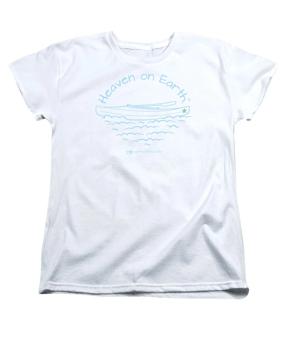 Kayak Heaven On Earth - Women's T-Shirt (Standard Fit)