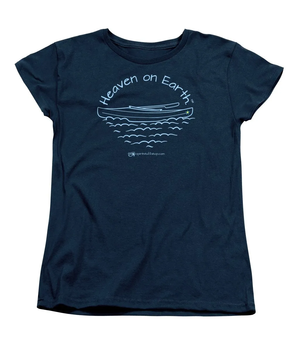 Kayak Heaven On Earth - Women's T-Shirt (Standard Fit)