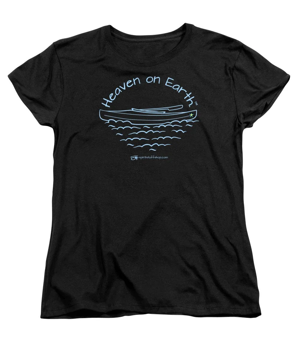 Kayak Heaven On Earth - Women's T-Shirt (Standard Fit)
