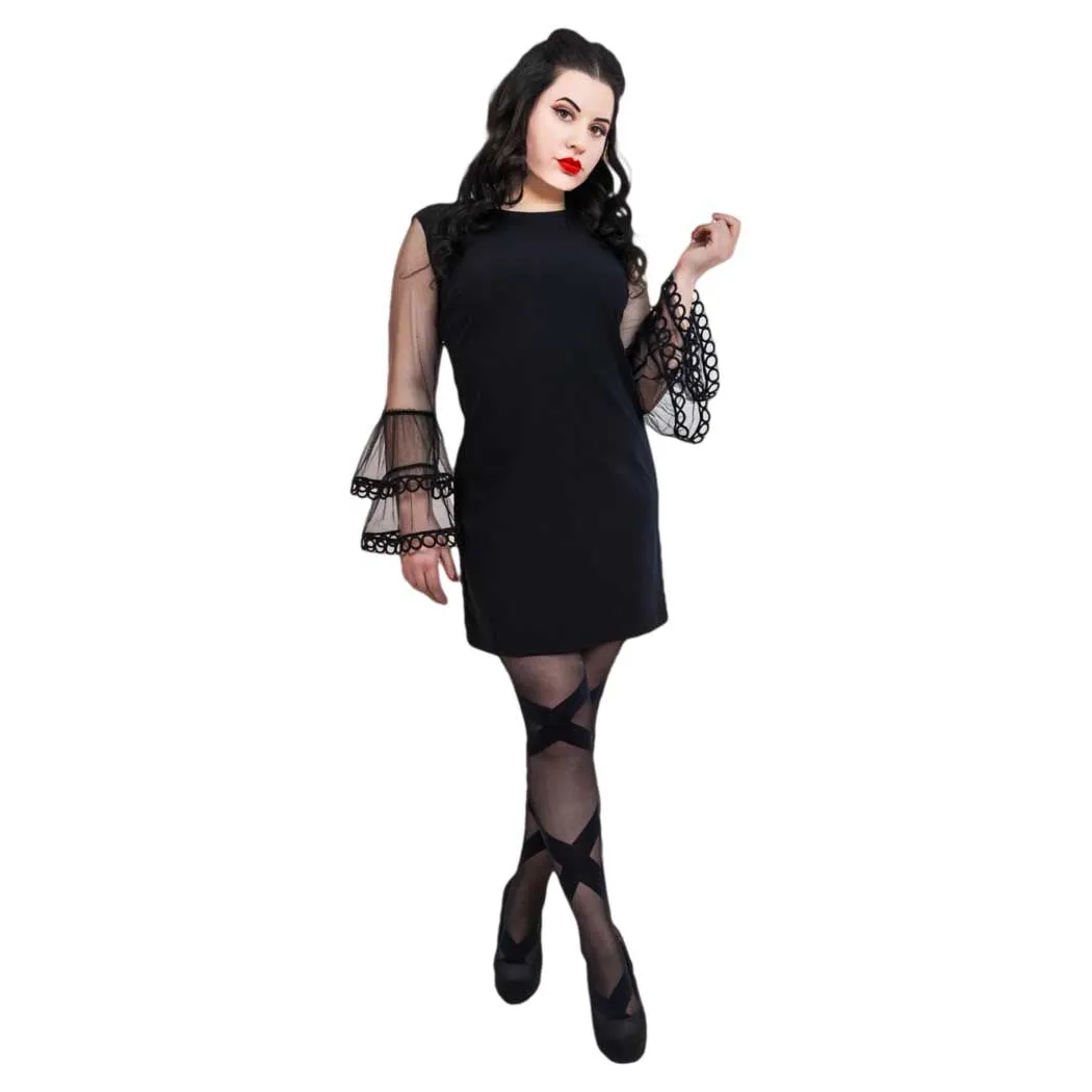 Kix'ies Jackie Black Ballet Thigh Highs