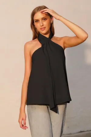 Knot Det Halter Neck Top