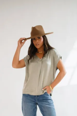 Kristen Relaxed Fit Blouse Vetiver