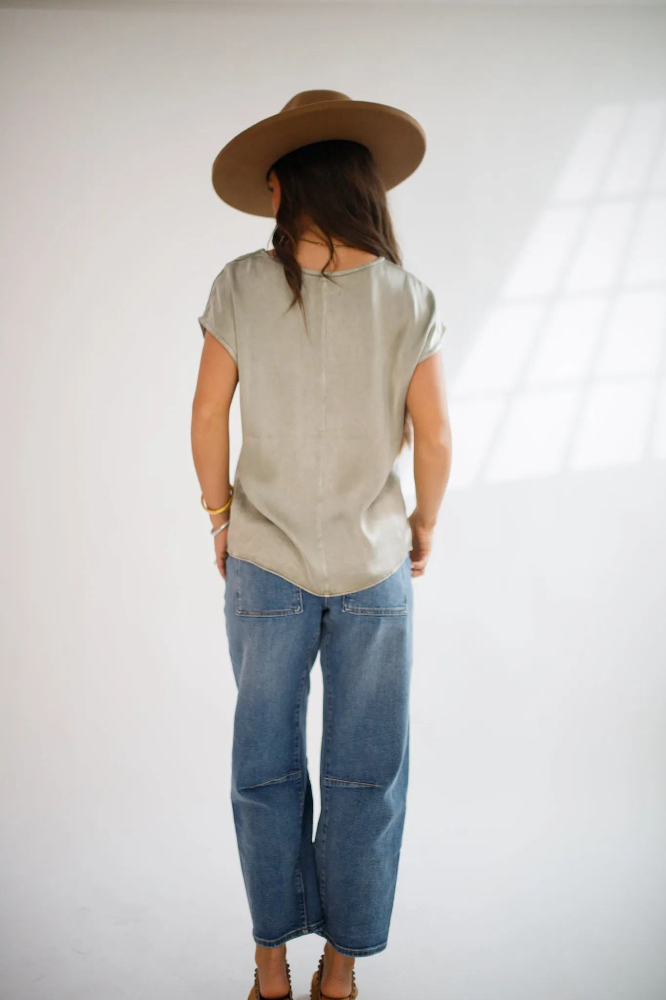 Kristen Relaxed Fit Blouse Vetiver