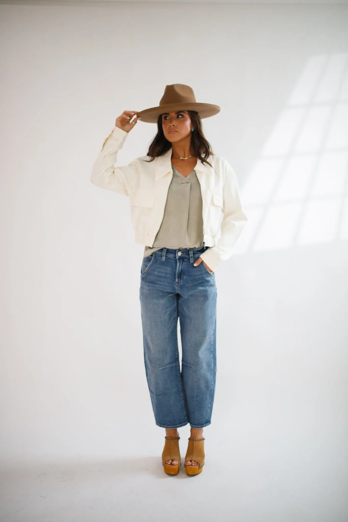 Kristen Relaxed Fit Blouse Vetiver