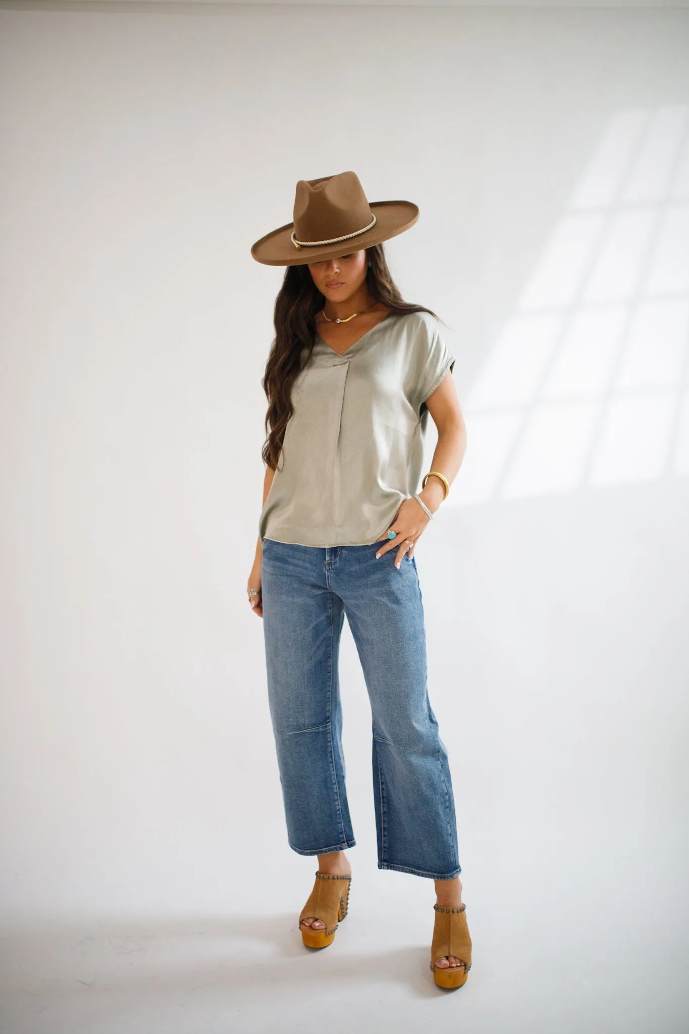 Kristen Relaxed Fit Blouse Vetiver