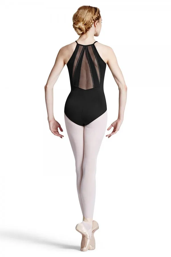 L8830 Powermesh Back Panel Cami Leotard