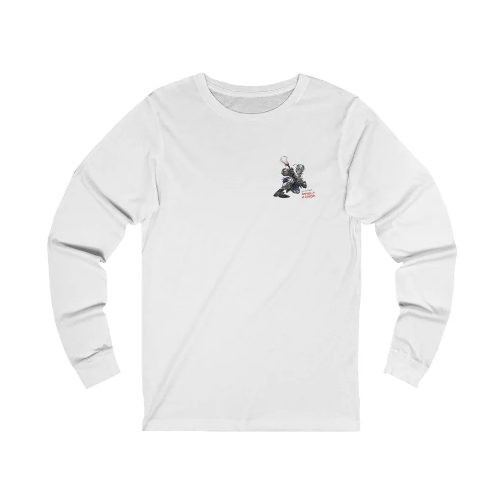 Lacrosse is a Lifestyle 2-Sided Long Sleeve T-Shirt