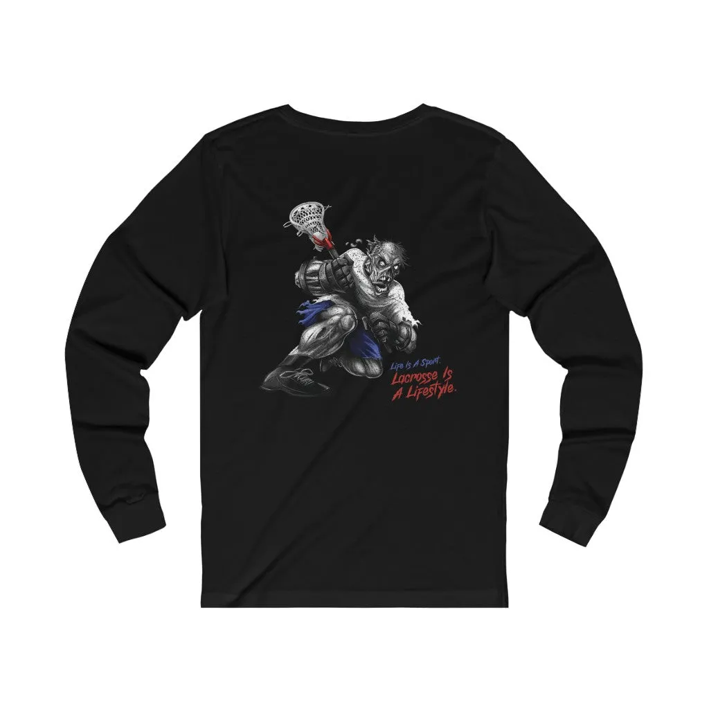 Lacrosse is a Lifestyle 2-Sided Long Sleeve T-Shirt