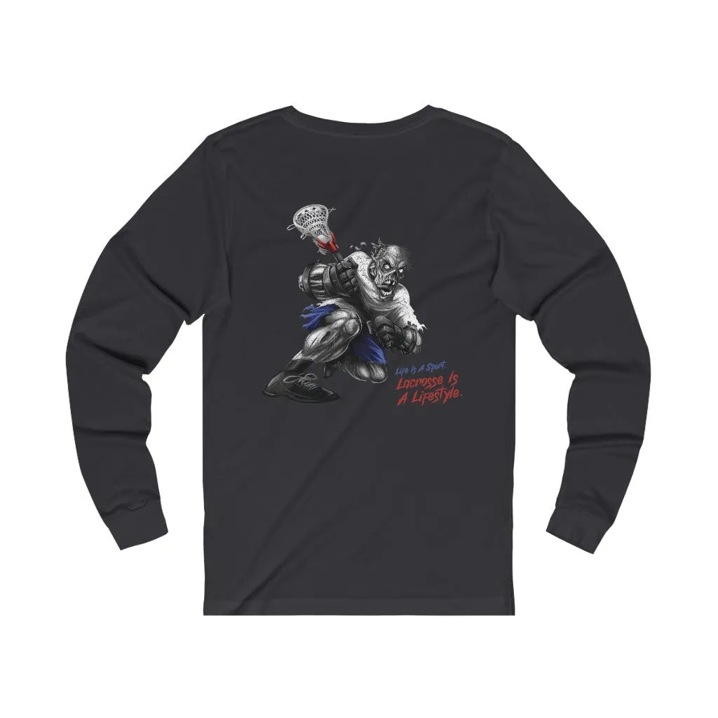 Lacrosse is a Lifestyle 2-Sided Long Sleeve T-Shirt