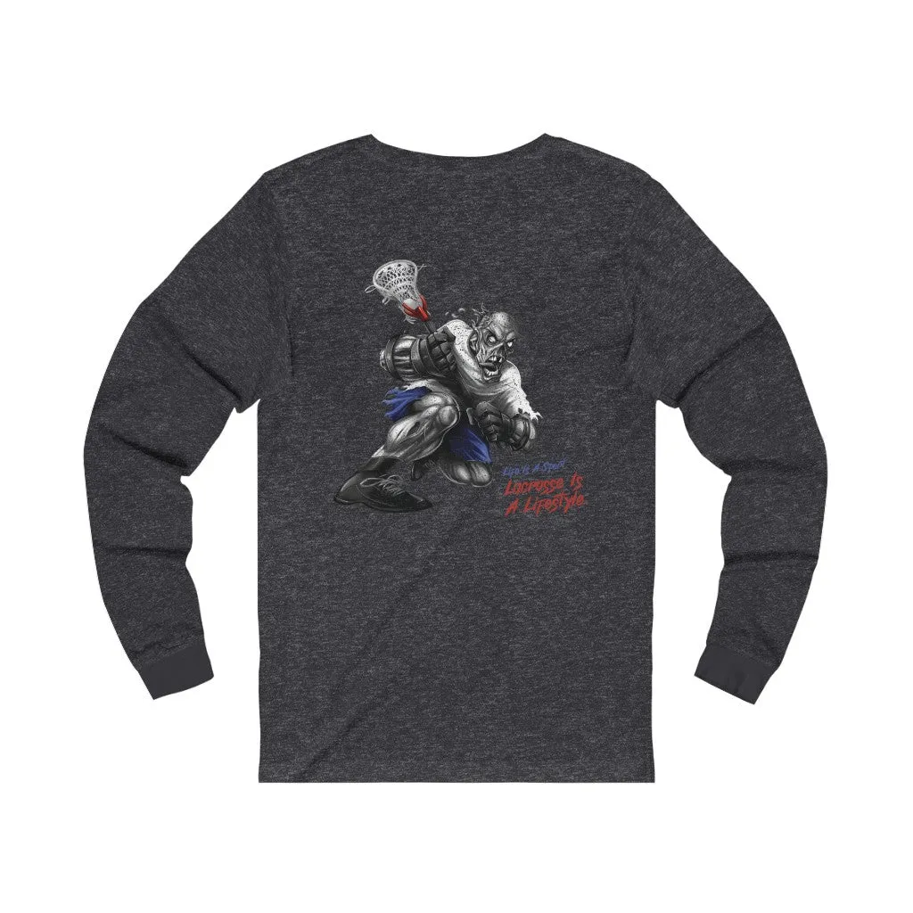 Lacrosse is a Lifestyle 2-Sided Long Sleeve T-Shirt