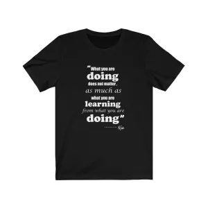 Learning, Women's Black Tee