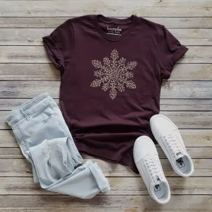 LEOPARD SNOWFLAKE TEE