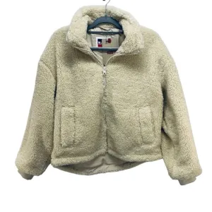 Levi's Original Women's Sherpa Fleece Teddy Jacket Beige Size XS New