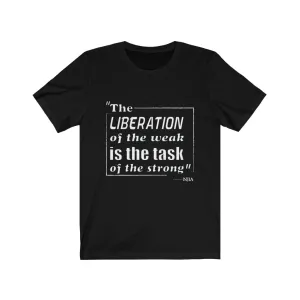 Liberation, Women's Black Tee