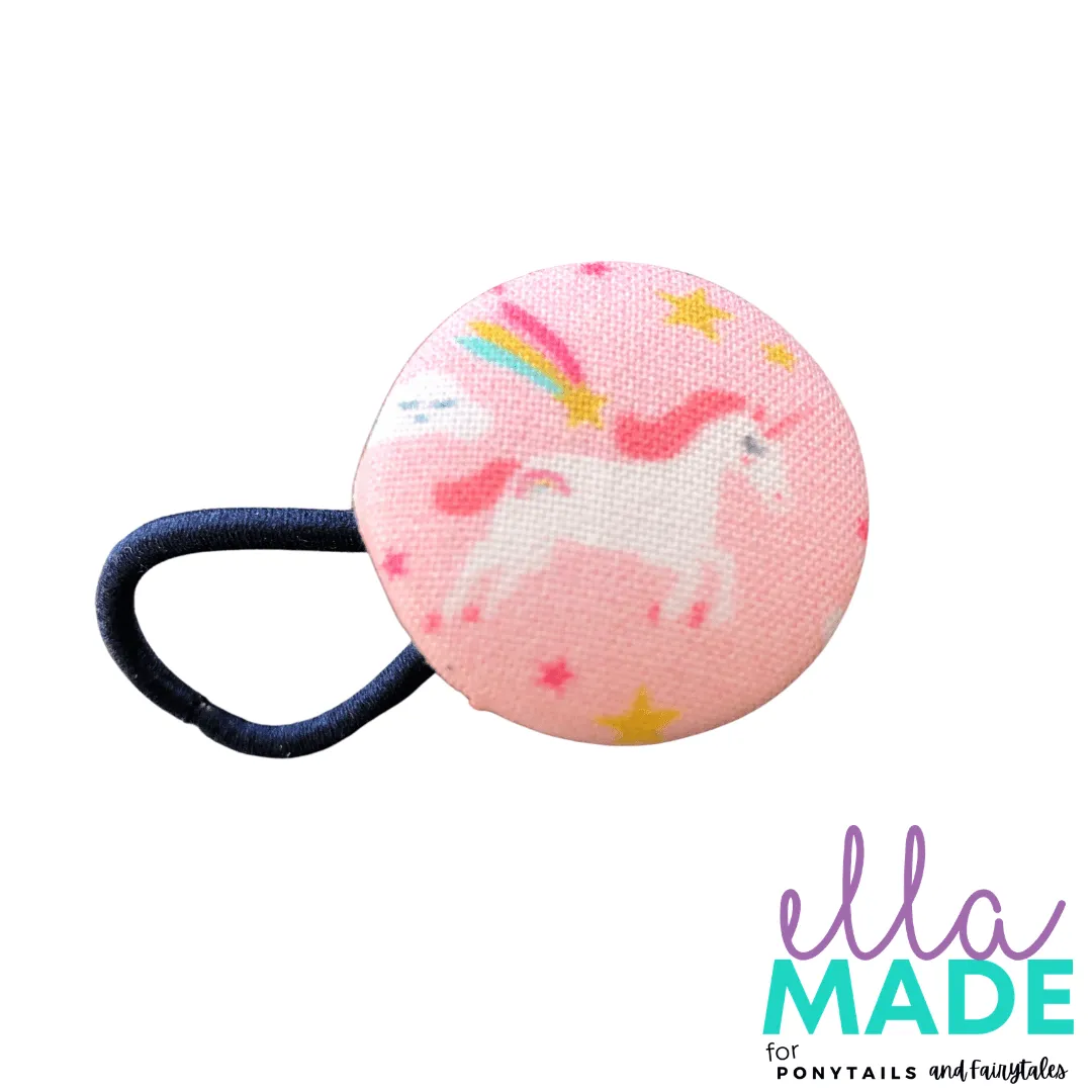 Limited Edition: Unicorns   Rainbows Covered Buttons