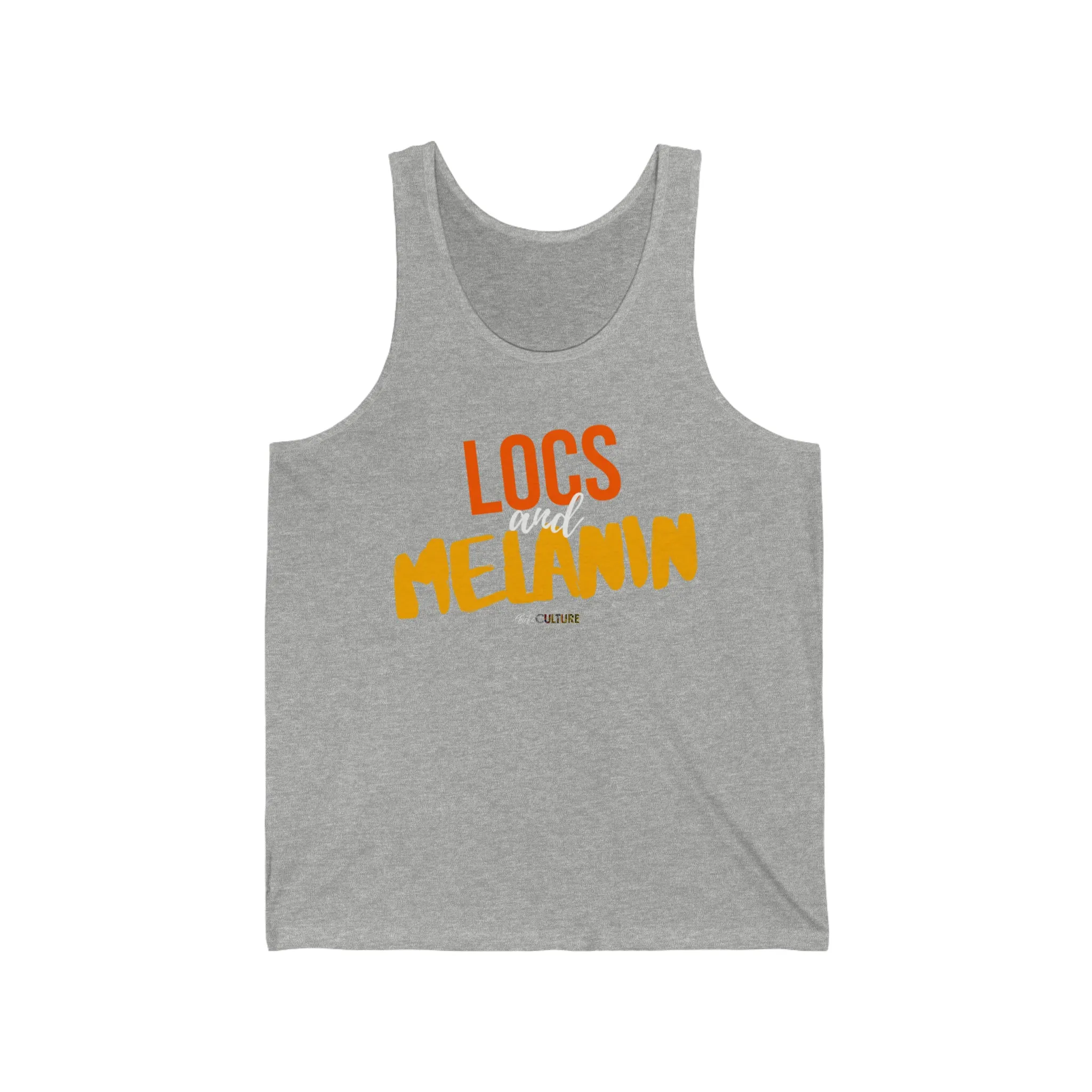 LOCS and MELANIN Unisex Jersey Tank