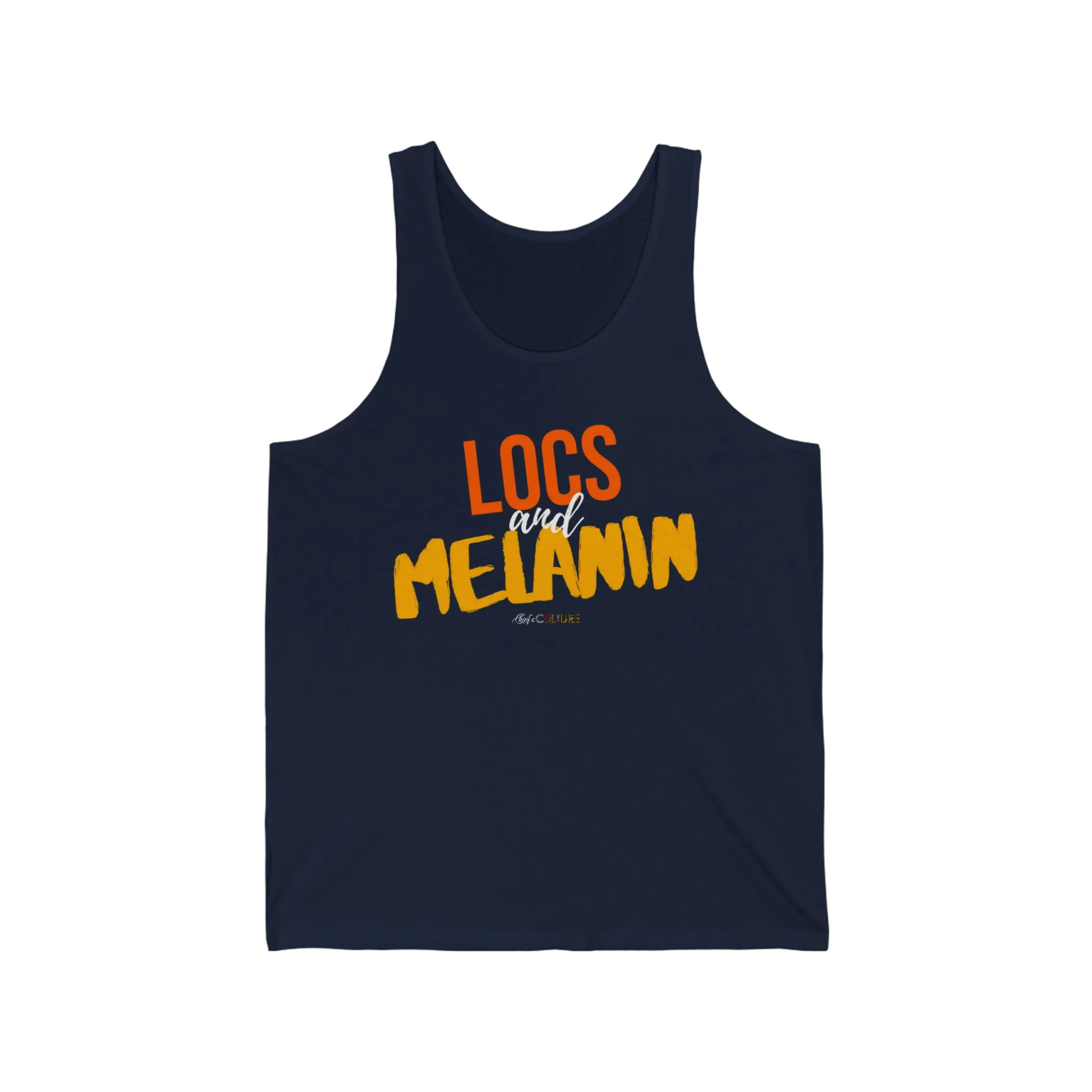 LOCS and MELANIN Unisex Jersey Tank