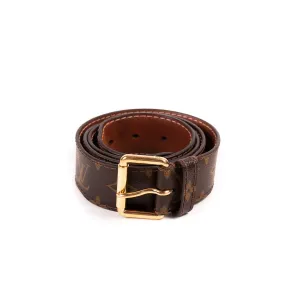 Louis Vuitton Monogram Buckle Belt