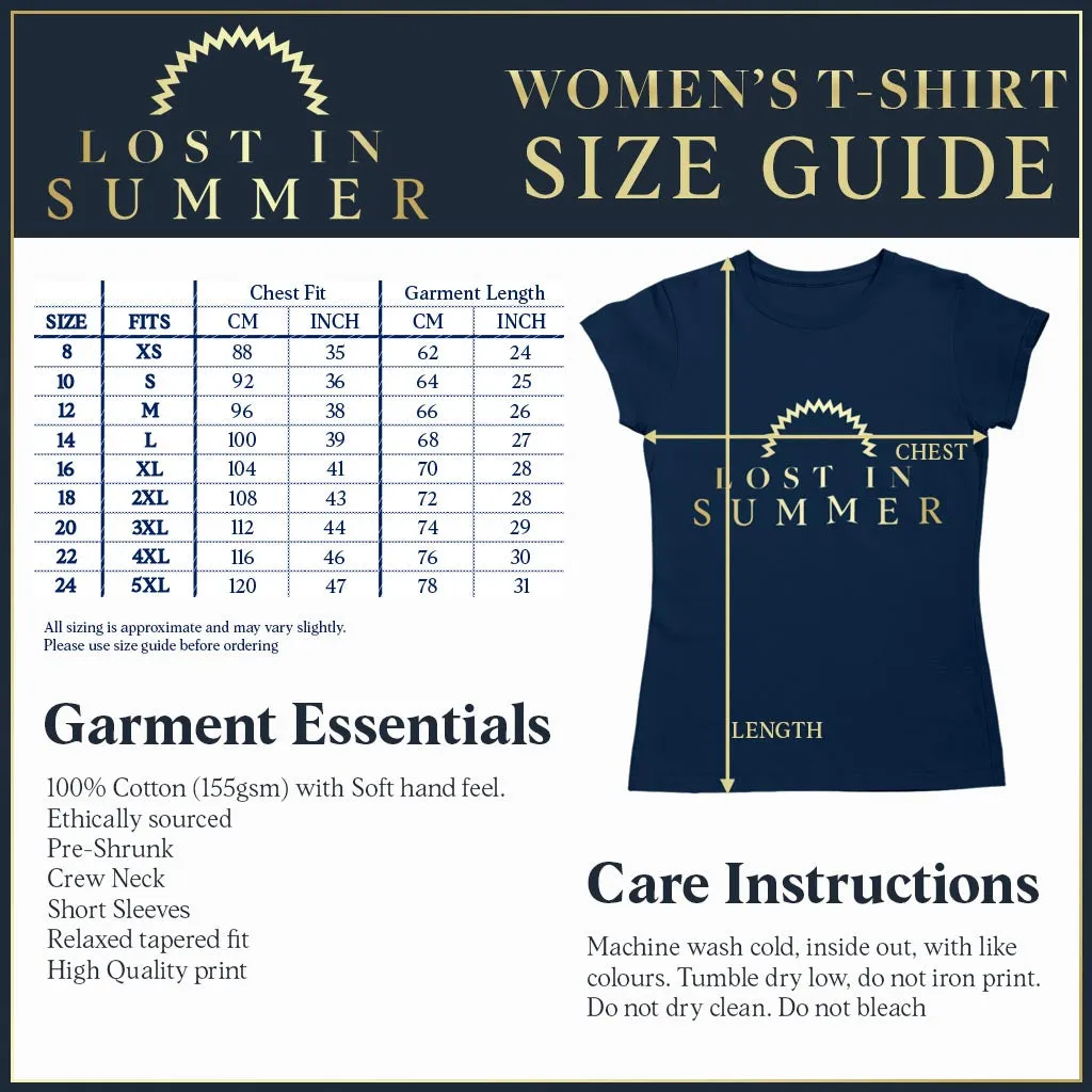 Love Mia Women's Black T-Shirt