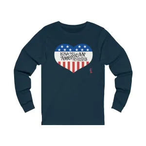 Love My American Thighs - Unisex Jersey Long Sleeve Tee