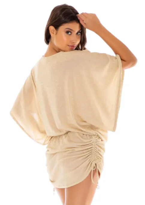 Luli Fama South Beach Dress - Gold Rush