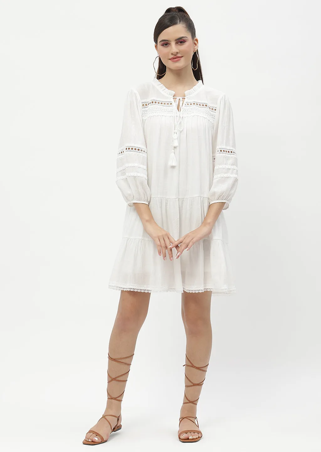 Madame Shanaya Kapoor Off-White Dress