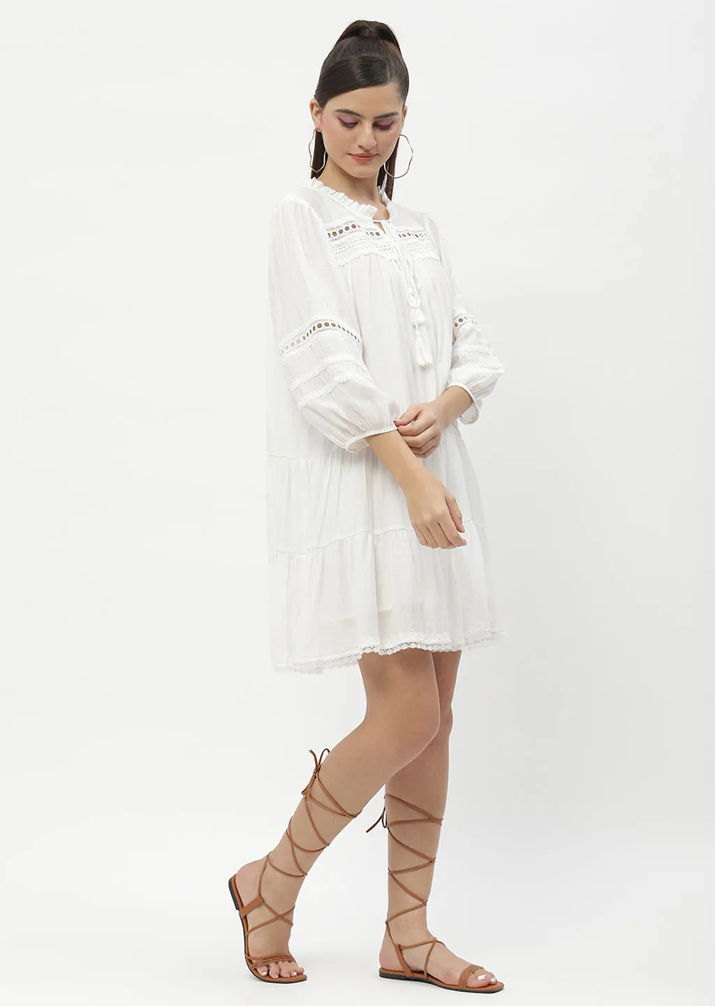 Madame Shanaya Kapoor Off-White Dress