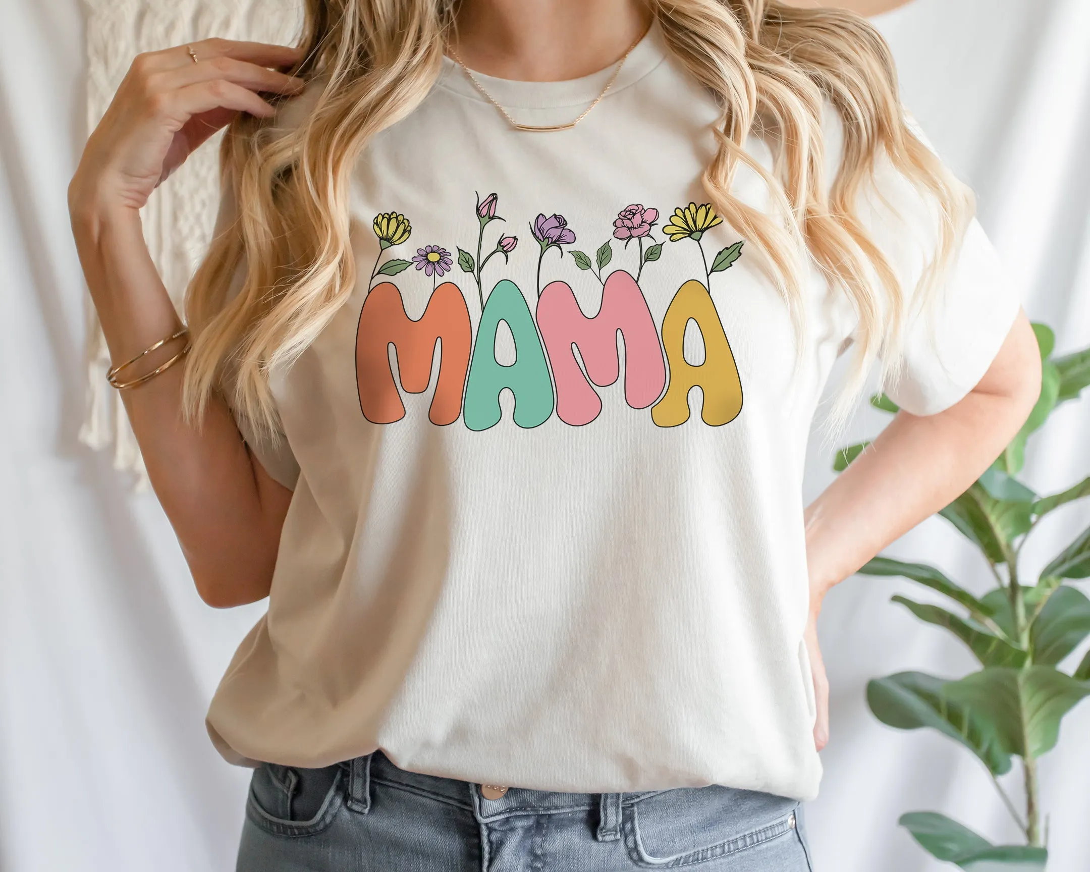 MAMA FLOWERS TEE