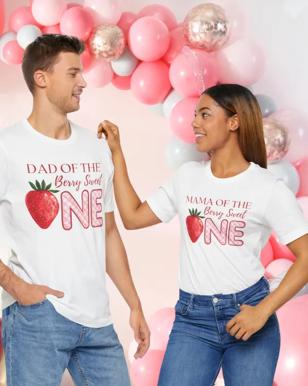 'Mama of the Berry Sweet One" Women's t-shirt