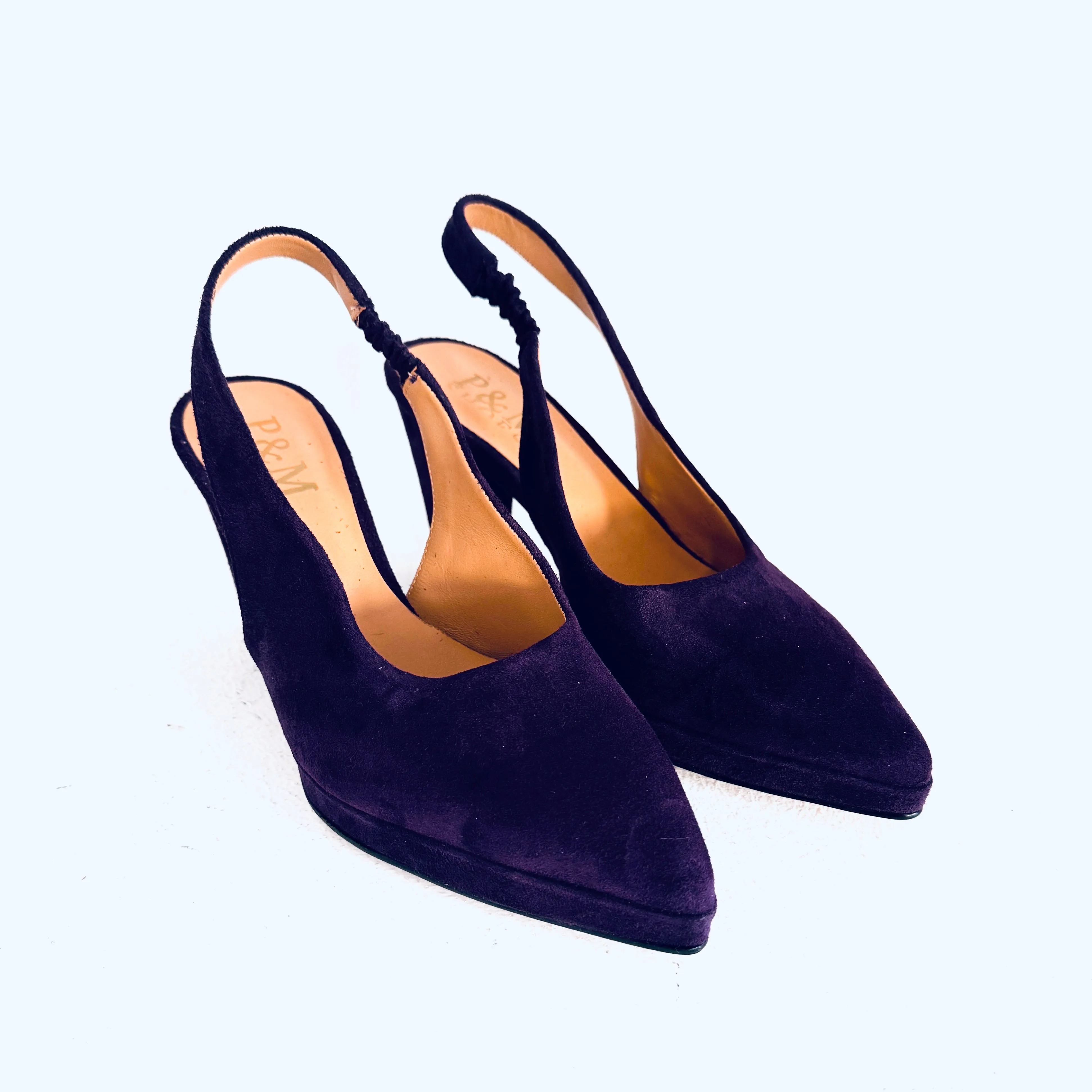MARGARIDA ELASTIC SLINGBACK MINI PLATAFORMA SALTO CONE