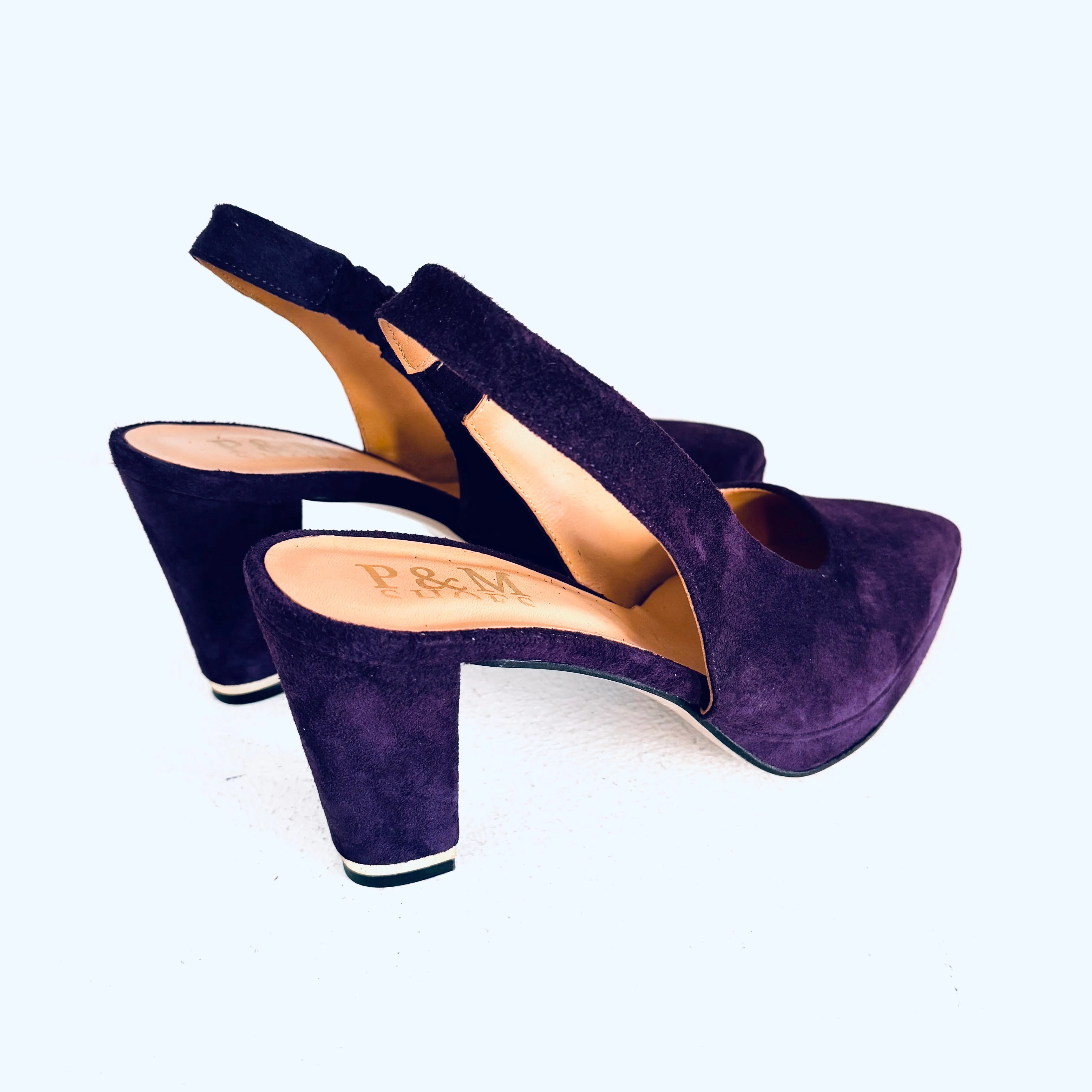 MARGARIDA ELASTIC SLINGBACK MINI PLATAFORMA SALTO CONE