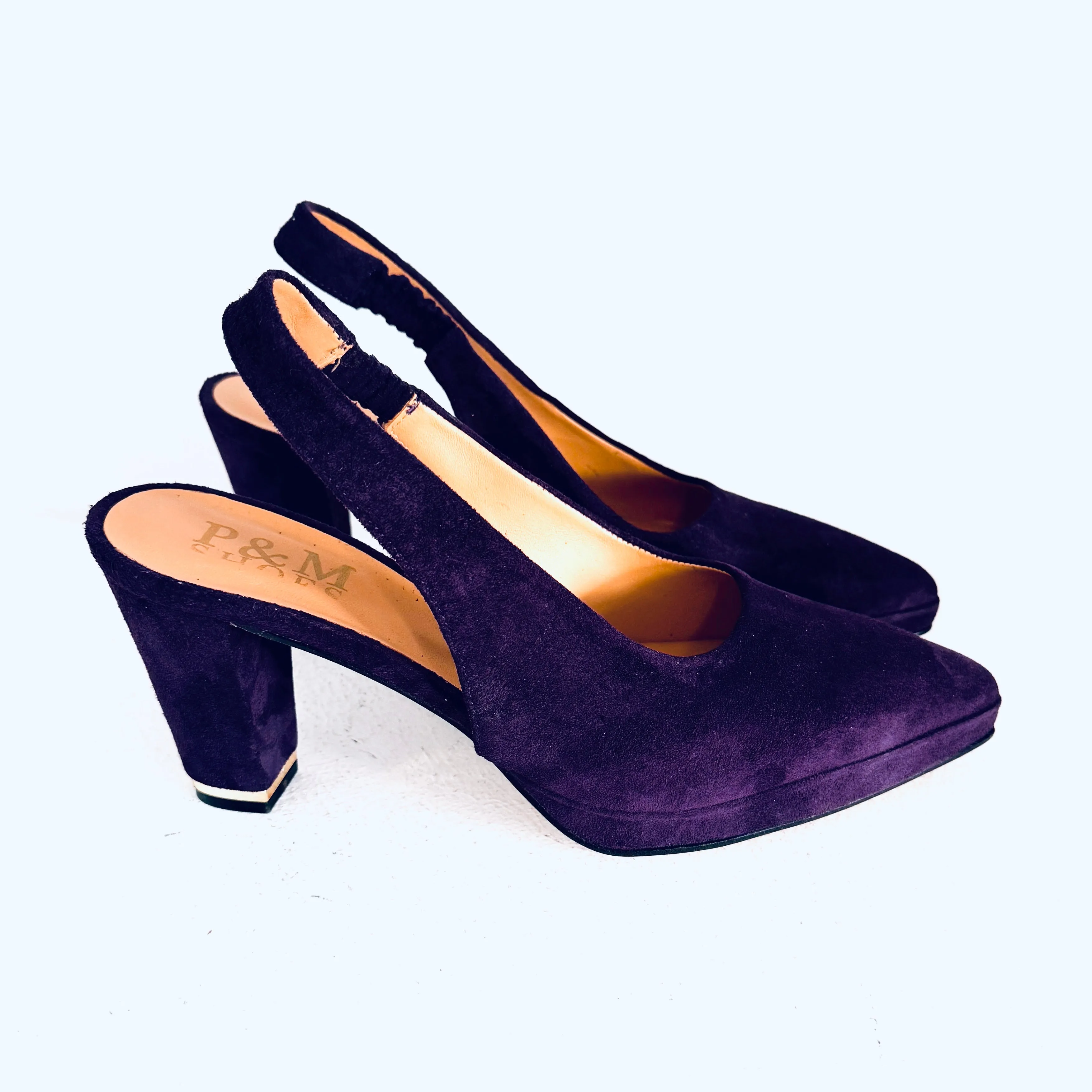 MARGARIDA ELASTIC SLINGBACK MINI PLATAFORMA SALTO CONE