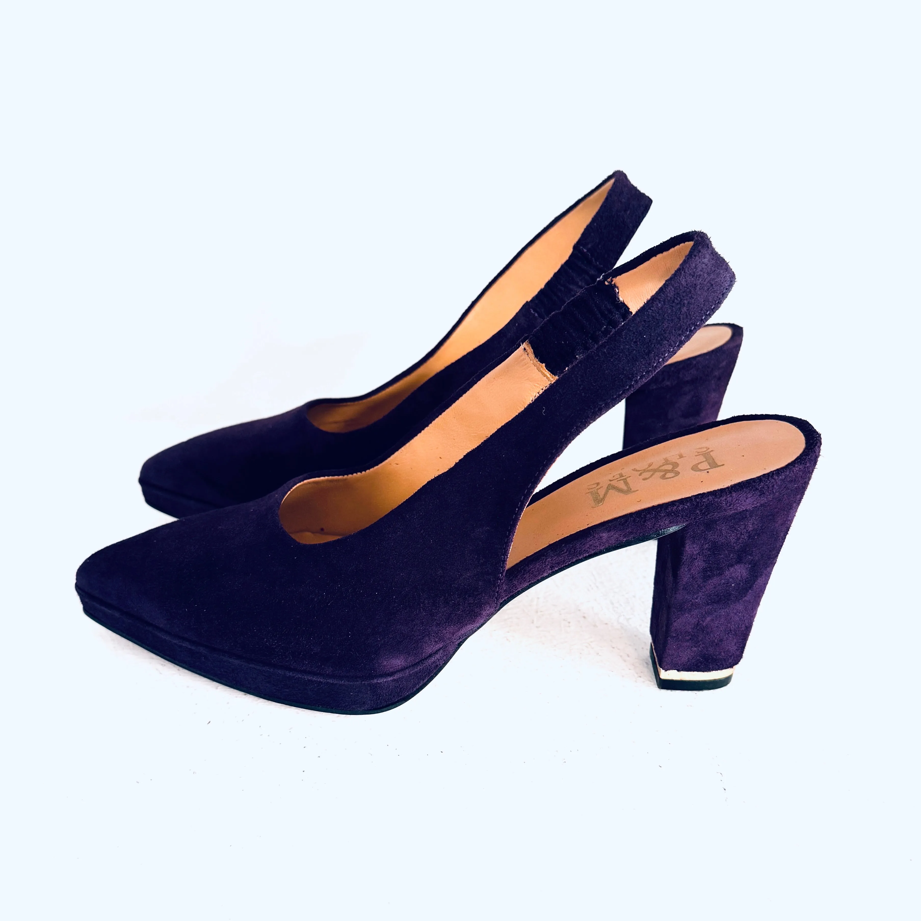 MARGARIDA ELASTIC SLINGBACK MINI PLATAFORMA SALTO CONE