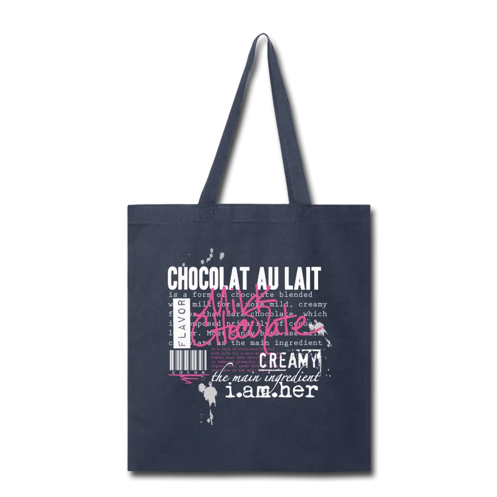 Milk Chocolate - Canvas Tote Bag