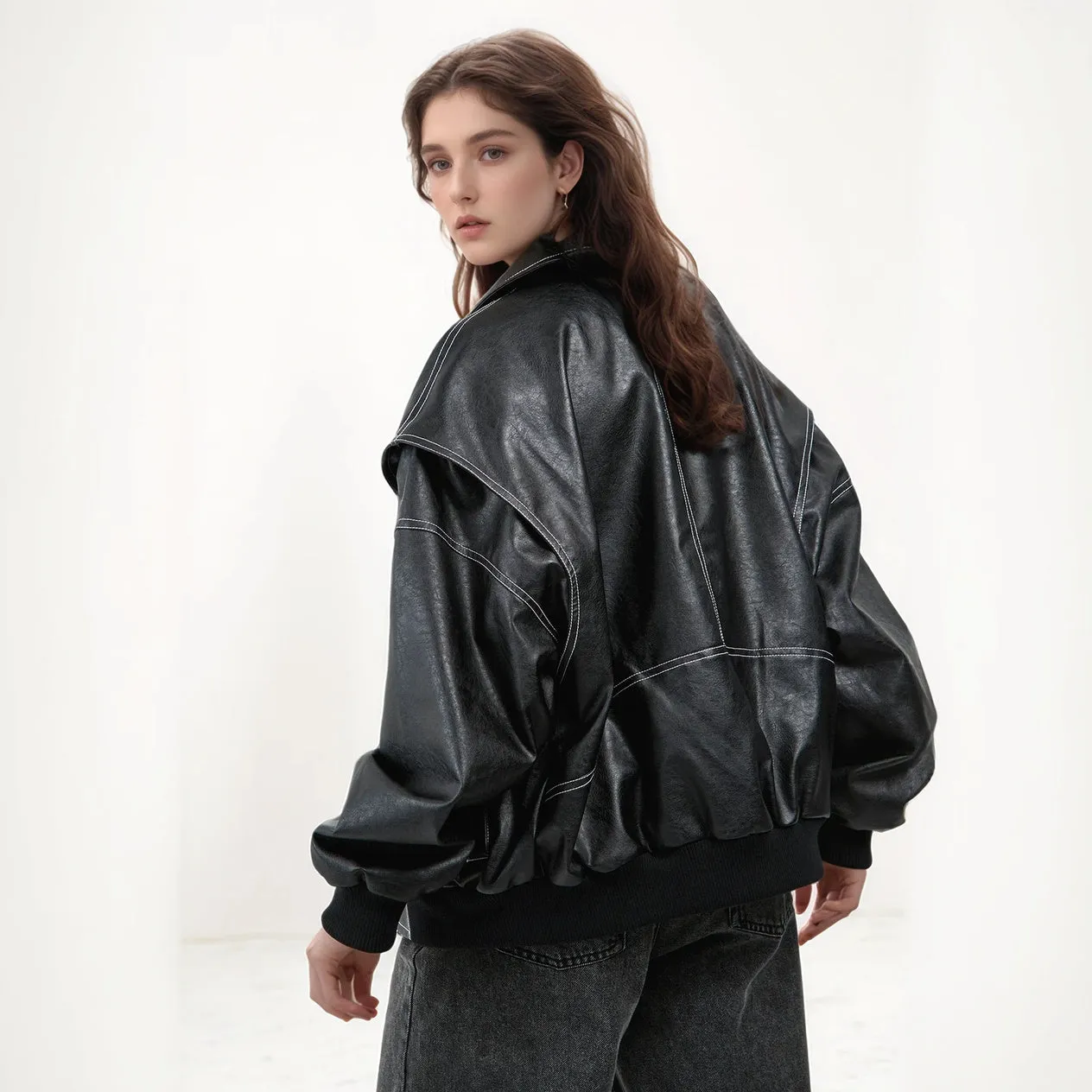 Modern Stitch Bomber Jacket