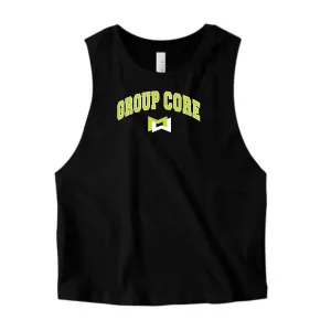 MOSSA Bella   Canvas Women's Cropped Tank - Core Collegiate Logo