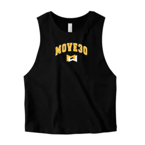 MOSSA Bella   Canvas Women's Cropped Tank - MOVE30 Collegiate Logo