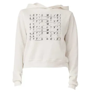 MOSSA LET'S MOVE Vintage Bella   Canvas Pullover Hoodie