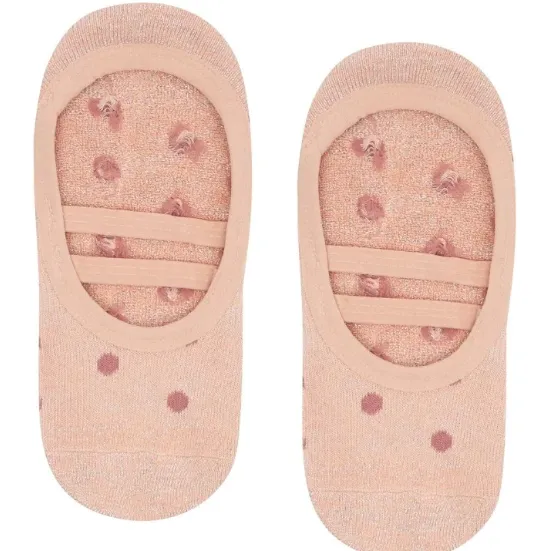 MoveActive Ballet Non Slip Grip Socks - Apricot Sparkle Sports