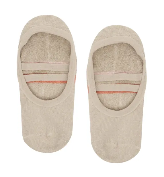 MoveActive Ballet Non Slip Grip Socks - Evie Taupe